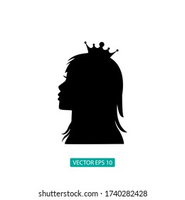 queen crown icon vector, queen,