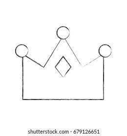 queen crown isolated icon