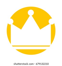 queen crown isolated icon