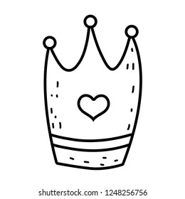queen crown pop art style
