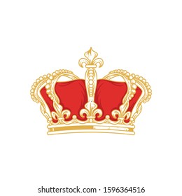 Queen crown vector design funny 