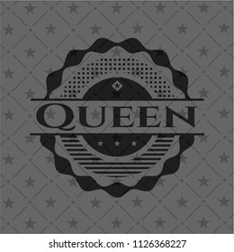 Queen dark badge