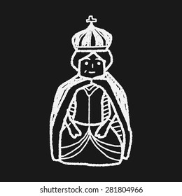 queen doodle