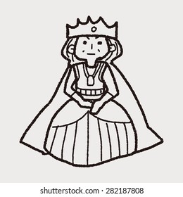 queen doodle