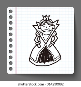 queen doodle