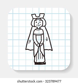 queen doodle