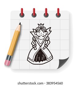 queen doodle