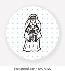 queen doodle