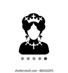 Queen of England Icon
