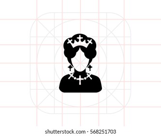 Queen of England Icon