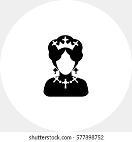 Queen of England Icon