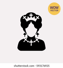 Queen of England Icon