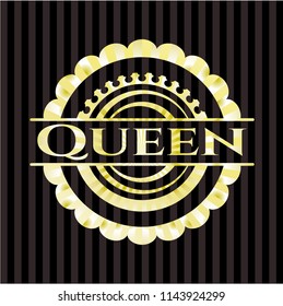 Queen gold badge