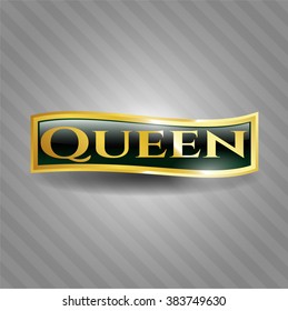 Queen gold emblem