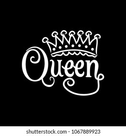 Queen hand lettering