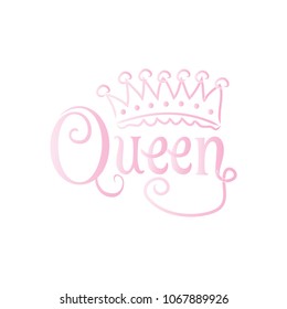 Queen hand lettering
