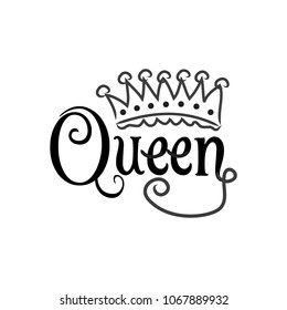 Queen hand lettering
