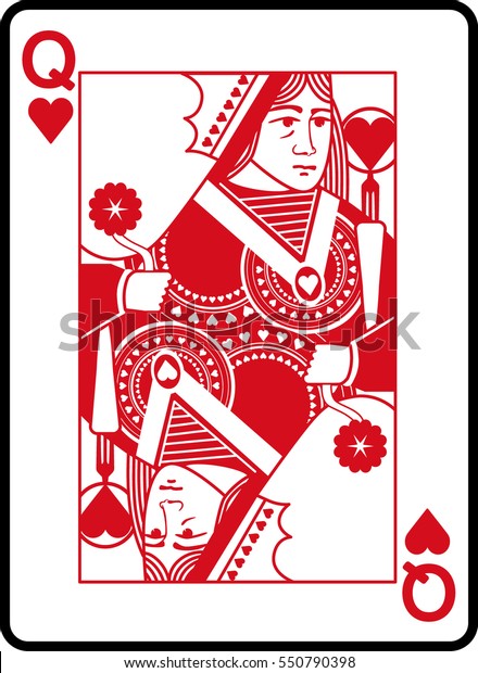 Queen Hearts Stock Vector (Royalty Free) 550790398 | Shutterstock