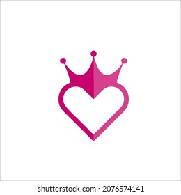 diseño del logo de la reina de corazones, su marca e identidad corporativa