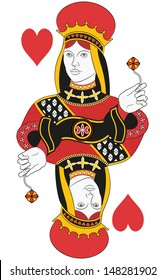 Reina de corazones sin carta
