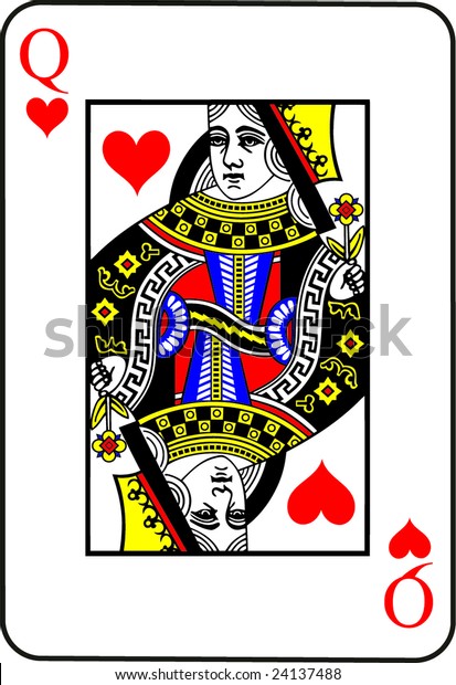 Queen of Hearts Vector\
Illustration