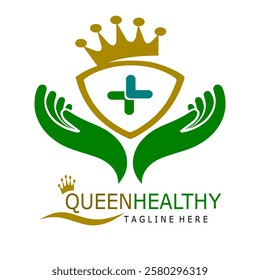 QUEEN HELAHTY MEDICAL LOGO EMBLEM TAGLINE HERE