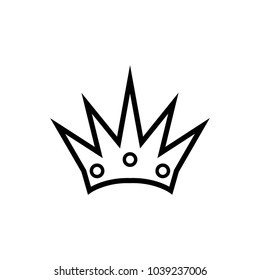 queen icon vector