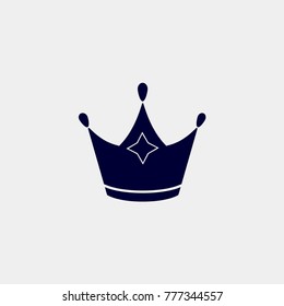 queen icon, Vector illustration. crown icon, king icon, prince icon