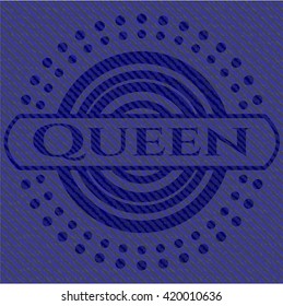 Queen with jean texture