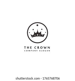 Königin King Princess Crown Royal Schönheit Luxus-Logo-Design Inspiration
