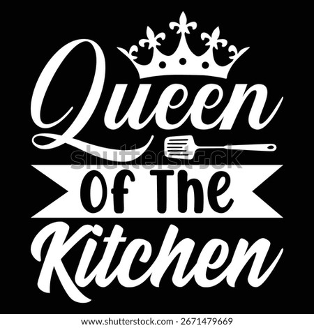 Queen Of The Kitchen cooking design.
