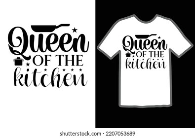 Queen of the kitchen svg design