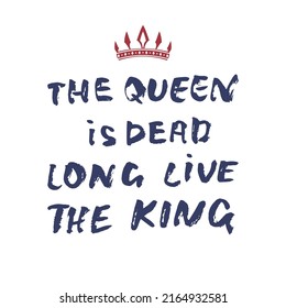 Queen Lettering Quote Hand Drawn Crown Stock Vector (Royalty Free ...