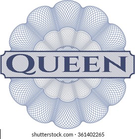 Queen linear rosette