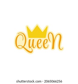 Queen logo applied for the jewelry and beauty business. Queen King Princess Crown Royal beauty luxury elegant logo design