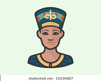 Queen Nefertiti Illustration