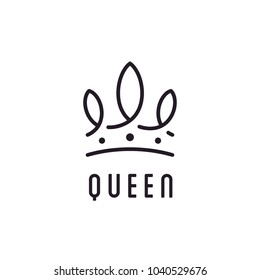 Queen or Princess Crown / Royal logo design inspiration