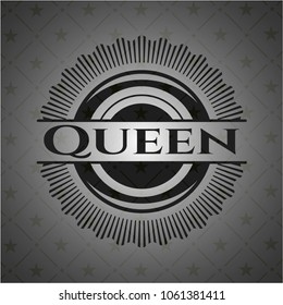 Queen realistic black emblem