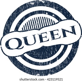 Queen rubber stamp