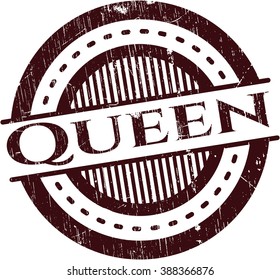 Queen rubber texture