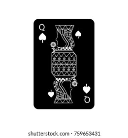 queen of spades french playing cards related icon icon image 