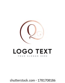 Logo-Vorlage im Queen-Style, Vektorsymbol für Unternehmen und Firmenidentität 