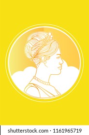 Queen of Thailand, vector