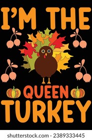 
Ich bin The Queen Turkey eps cut file for chning machine