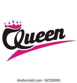 Queen Typography Stock Vector (Royalty Free) 567220981 | Shutterstock