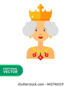 Queen Vector Icon