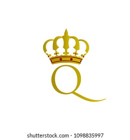 Queen Vector Template Design Illustration