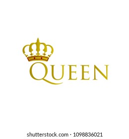 Queen Vector Template Design Illustration