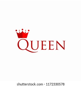 Queen Vector Template Design Illustration