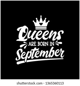 Queens Born September Stock Vector (Royalty Free) 1365360113 | Shutterstock